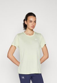 Under Armour TECH TWIST - Spordi T-särk - retro green/white