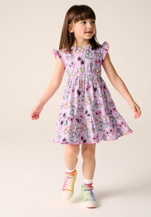Little Bird REGULAR FIT - FRILLED SLEEVE TIERED - Trikotaažkleit - lilac purple sunglasses