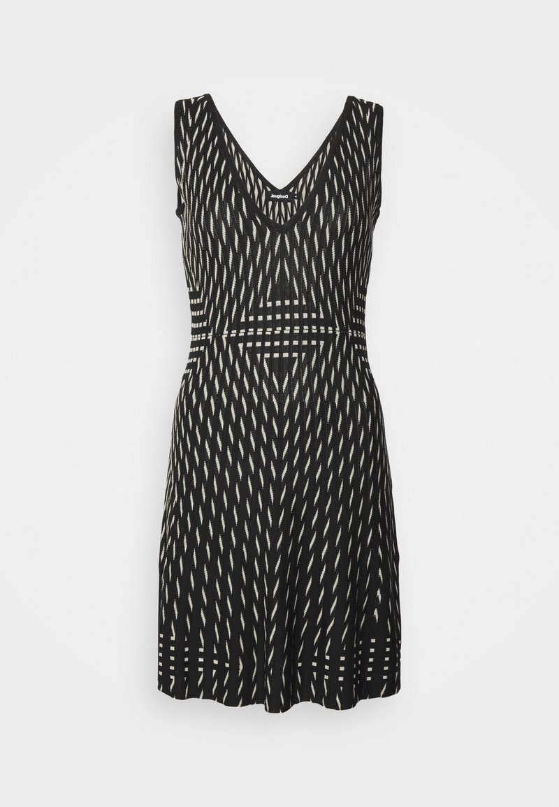 Desigual Gebreide jurk zwart Desigual Gebreide jurk zwart