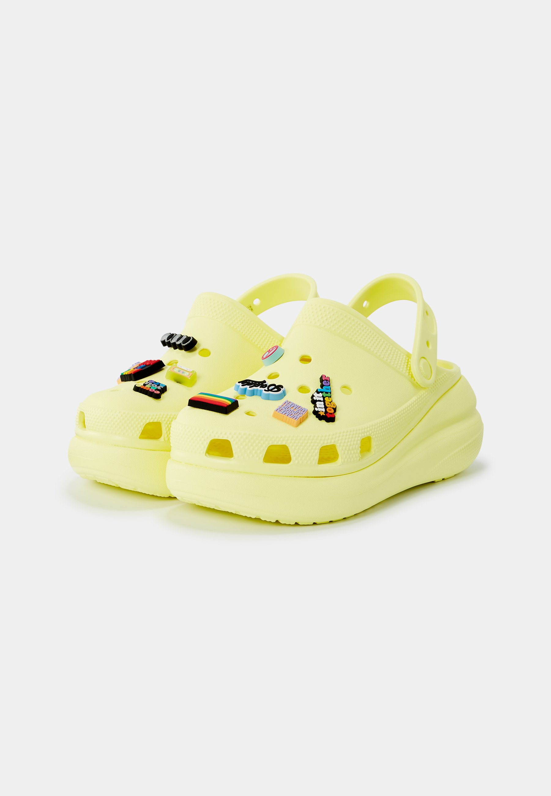 Crocs Crocs x Zalando: The Classic Crush - Muiltjes - Pride Pack /  Sulphur/geel - Zalando.nl