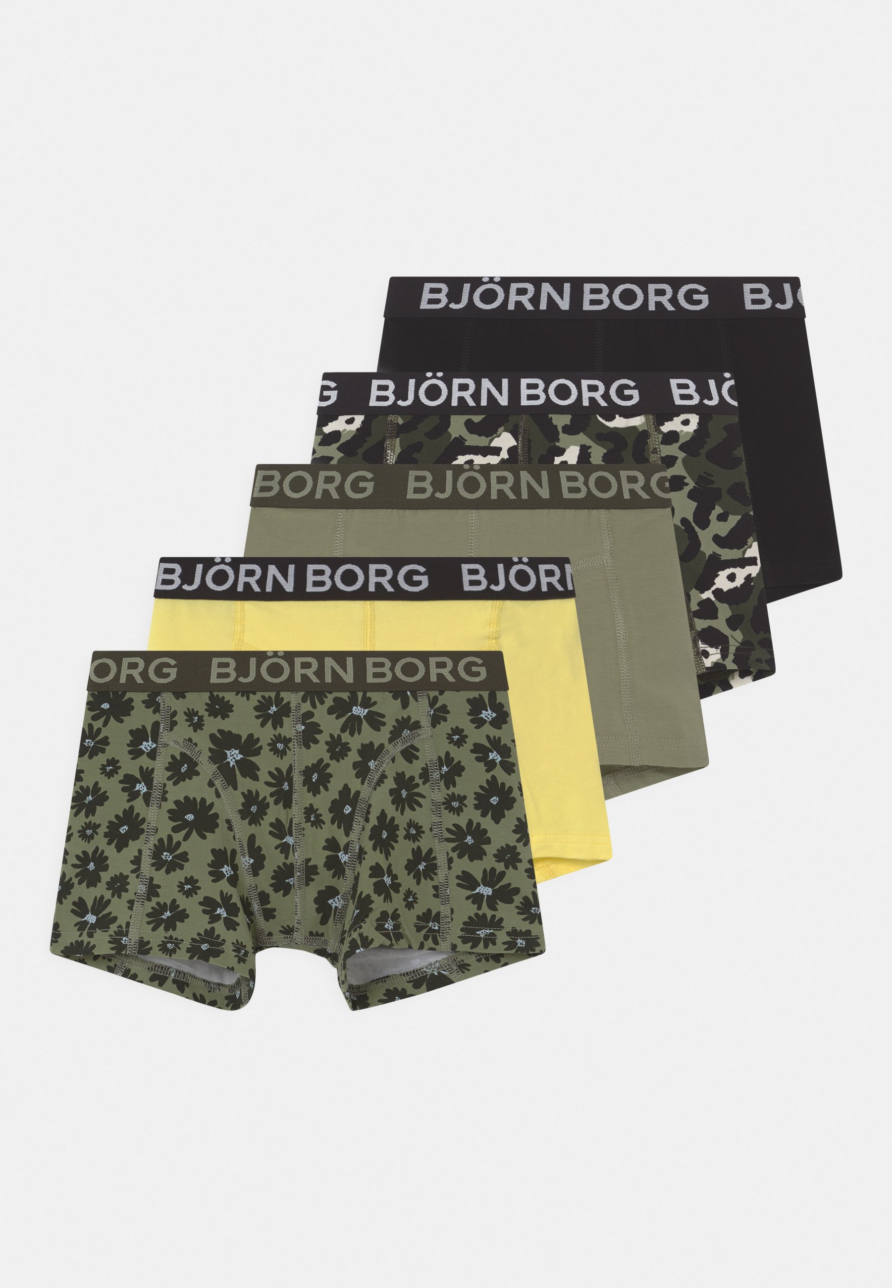 Björn Borg FOURFLOWER SAMMY 5 PACK - Onderbroeken - oil green/Donkergroen -  Zalando.nl