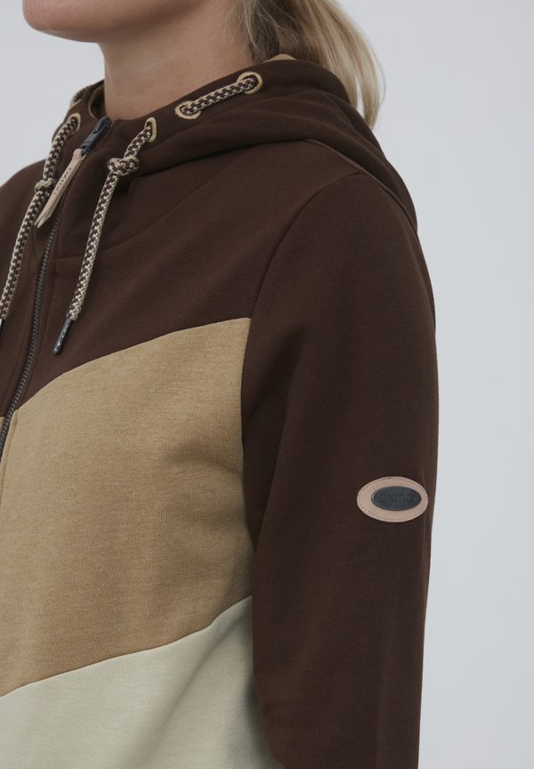 OXAGGI - Zip-up sweatshirt - chicory coffee2
