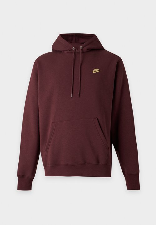 Nike CLUB HOODIE - Hoodie - burgundy crush/metallic gold-coloured — foto 5