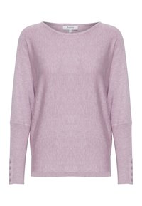 b.young Stickad tröja - purple