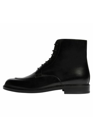 Bottes à lacets - black calf