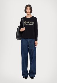 WEEKEND MaxMara QUINOA - Top dugih rukava - nero