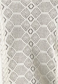 VILA Stickad tröja - off-white