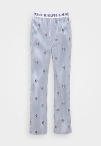 SLEEP BOTTOM - Nachtwäsche Hose - white/dark blue