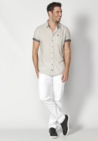 Koroshi SHORT SLEEVE - Chemise - gris   grey