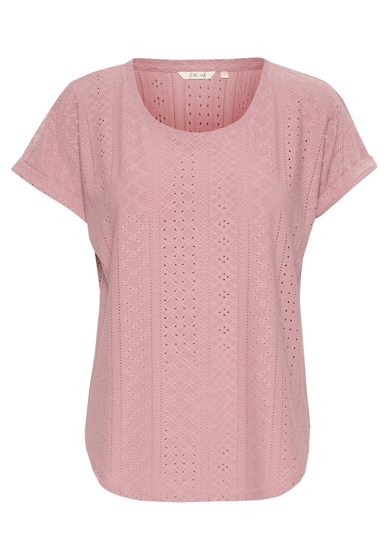 Cream Blouse lichtrood