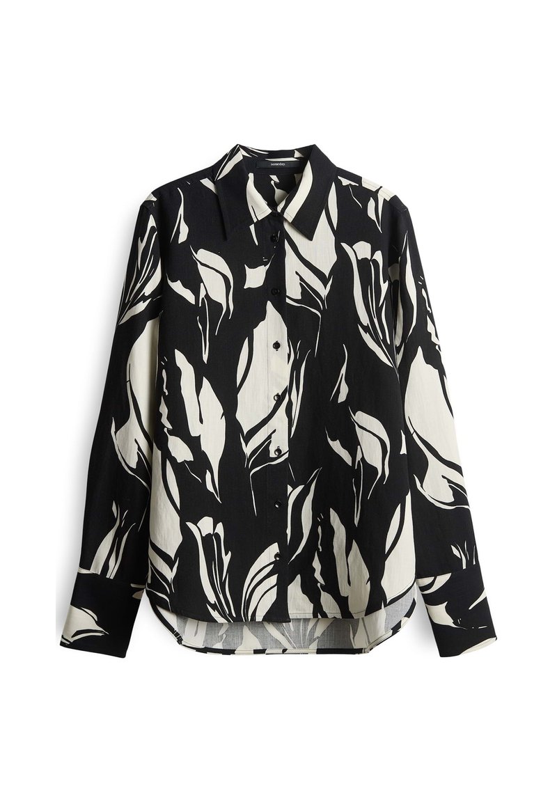 someday. Overhemdblouse zwart