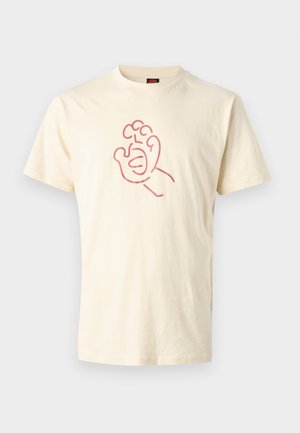 Santa Cruz CONTOUR HAND UNISEX - Print T-shirt - calico