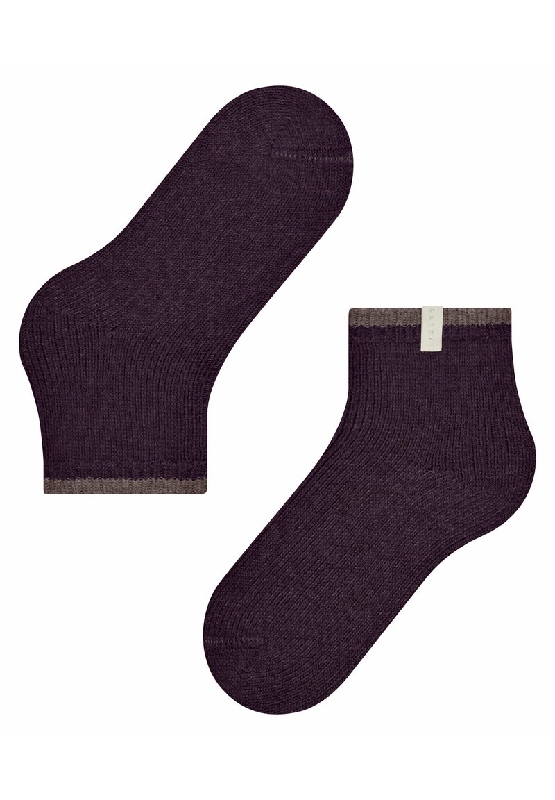 FALKE COSY PLUSH - Socken - granat mel