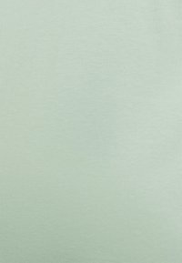 Tecido de algodão verde claro, textura suave, superfície uniforme, com uma aparência macia. Sem padrões ou acentos visíveis.