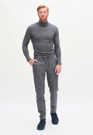 NILS - Trousers - grey melange