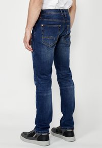 Koroshi STRETCH - Traperice ravnih nogavica - azul