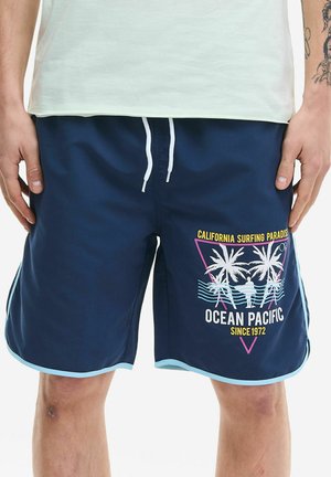 Ocean Pacific, OCEAN PACIFIC HERREN BEACHSHORTS NORMALE PASSFORM VARAZZE - Ujumisšortsid - dark navy multicolour