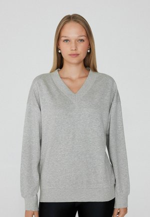 Sweatshirt - grau grigio melange chiaro