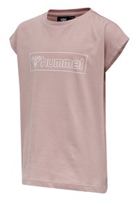 Hummel T-shirt med print - woodrose