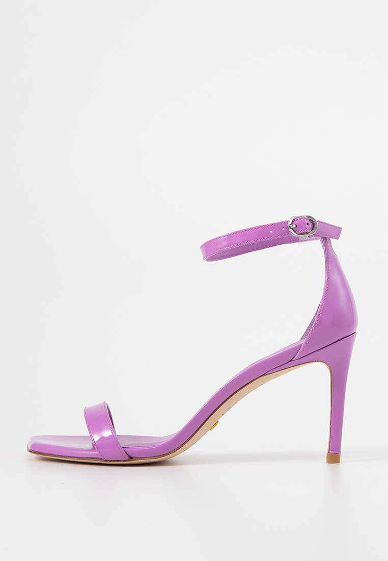 Stuart Weitzman Sandalen met hoge hak paars