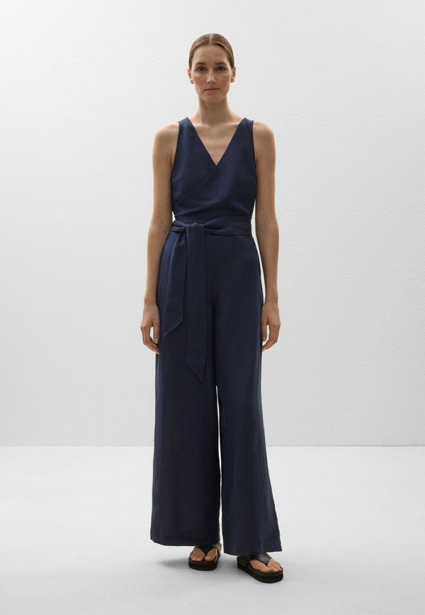 LINEN LONG WRAP TIE - Jumpsuit