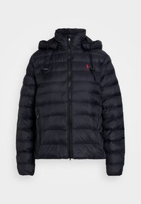 WATER RESISTANT PACKABLE HOODED JACKET - Ľahká bunda - black