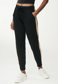 Next REGULAR FIT - Broek - black tan