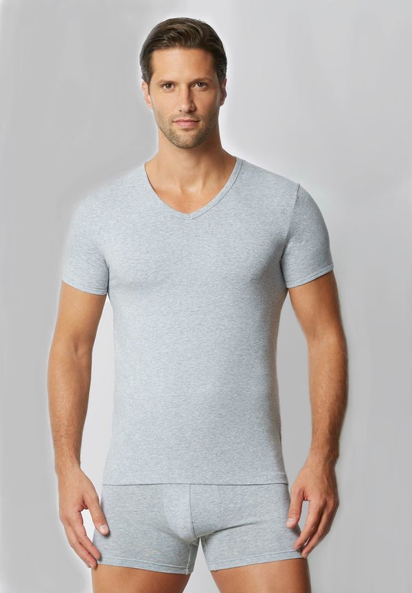 NEW SIMPLY - Unterhemd/-shirt - grigio melange