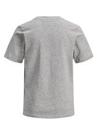 Jack & Jones Junior JJECORP LOGO TEE O-NECK - Marškinėliai su spaudiniu - light grey melange