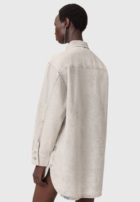 AllSaints SPARKLE  - Jeanskleid - snow grey