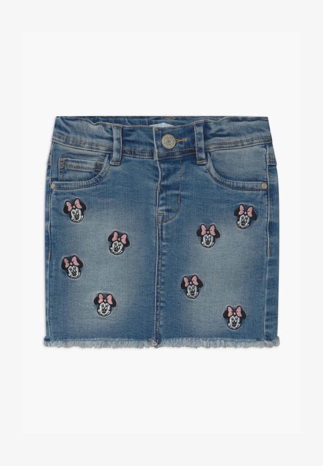 NMFMINNIE BATEGANI - Gonna di jeans - medium blue denim