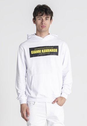 SMILEY BEAR - Majica s kapuljačom - white