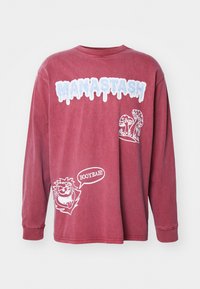 Unselected, burgundy