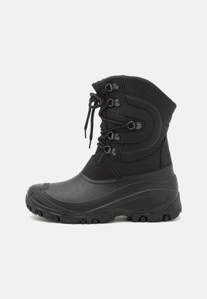 Botas con cordones - black