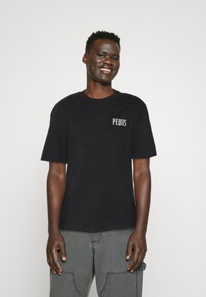 PEQUS ISLAND OF HEARTBREAKS UNISEX - T-shirt imprimé - black
