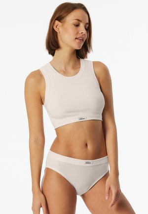 Schiesser FEINRIPP - REVIVAL PAULA 2 PACK - Slip - black and white