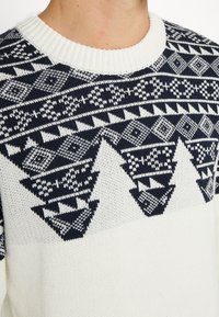 Selected Homme Strickpullover - off-white