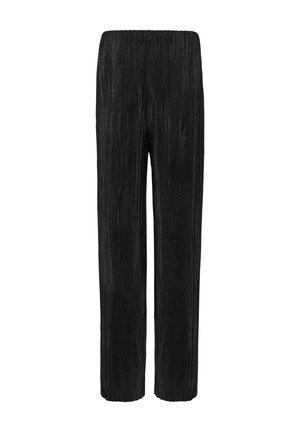 s.Oliver WIDE LEG - Pantalon classique - schwarz