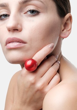 BALLOON - Ring - rosso rossetto