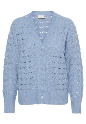 Strickjacke - faded denim