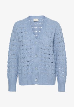 Cardigan - faded denim