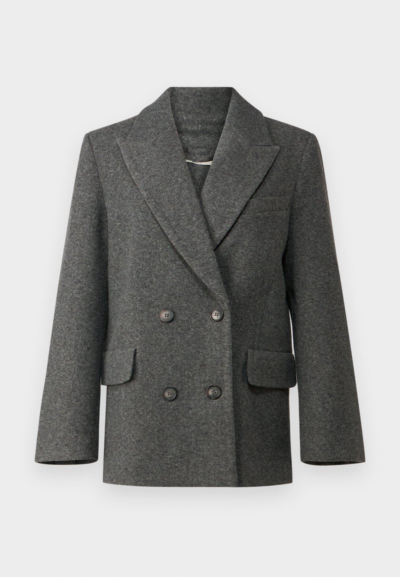 Gina Tricot Klassischer Mantel grau-meliert