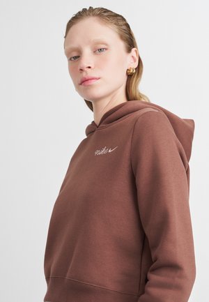 SHRUNKEN HOODIE - Melegítőfelső - fauna brown