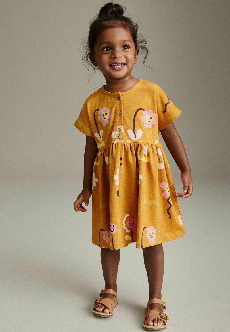 Next Robe en jersey - camel