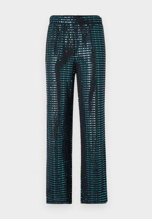 ONLY ONLDANA MIRROR WIDE PANTS - Trousers - black