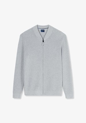 OLYMP, OLYMP CASUAL STRICK, STRICKJACKE - Bomberjacke - grau