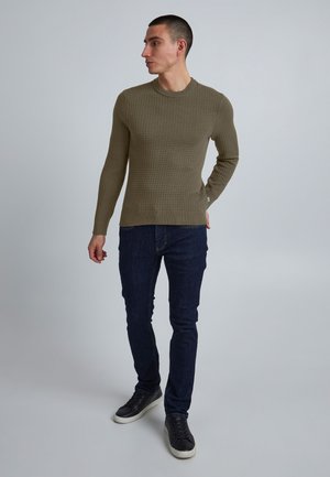Casual Friday KARLO STRUCTURED CREW NECK KNIT - Vesta - bungee cord