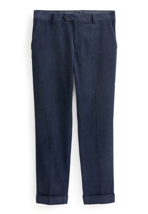 STANDARD FIT CORDUROY - Pantalón de traje - navy blue