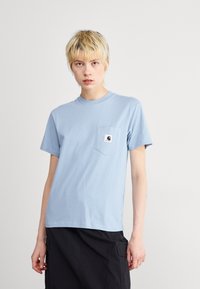 Carhartt WIP POCKET - T-shirt basique - frosted blue