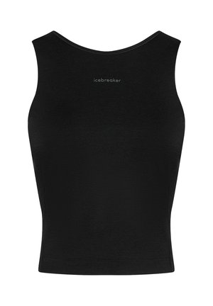 icebreaker, W M 150 CROP -TANK - Camiseta interior - black